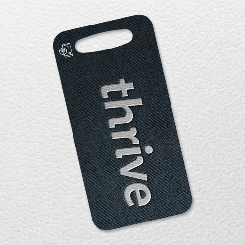 Thrive Dark Denim Tag